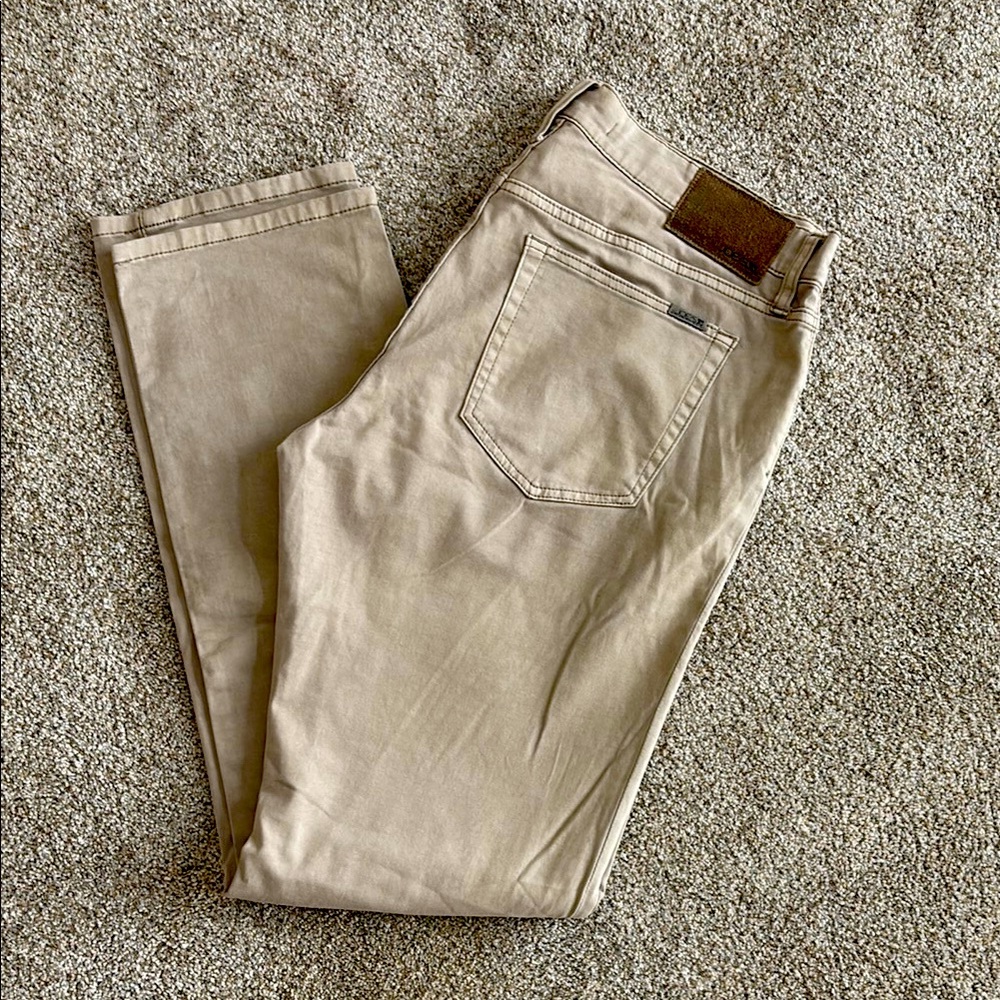 Joe’s Jeans Tan Casual Pants - Straight, Narrow, Kinetic Brixton Pant